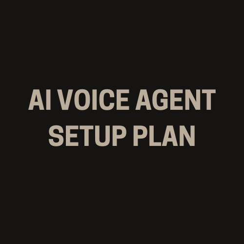 AI Voice Agent Setup Plan